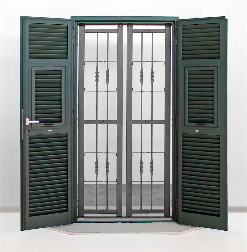 Grate di sicurezza a Torino marchio Perrero colore verde